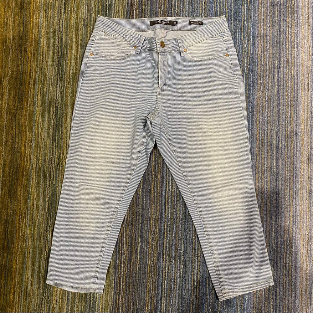 Max Jeans Pinstripe Denim